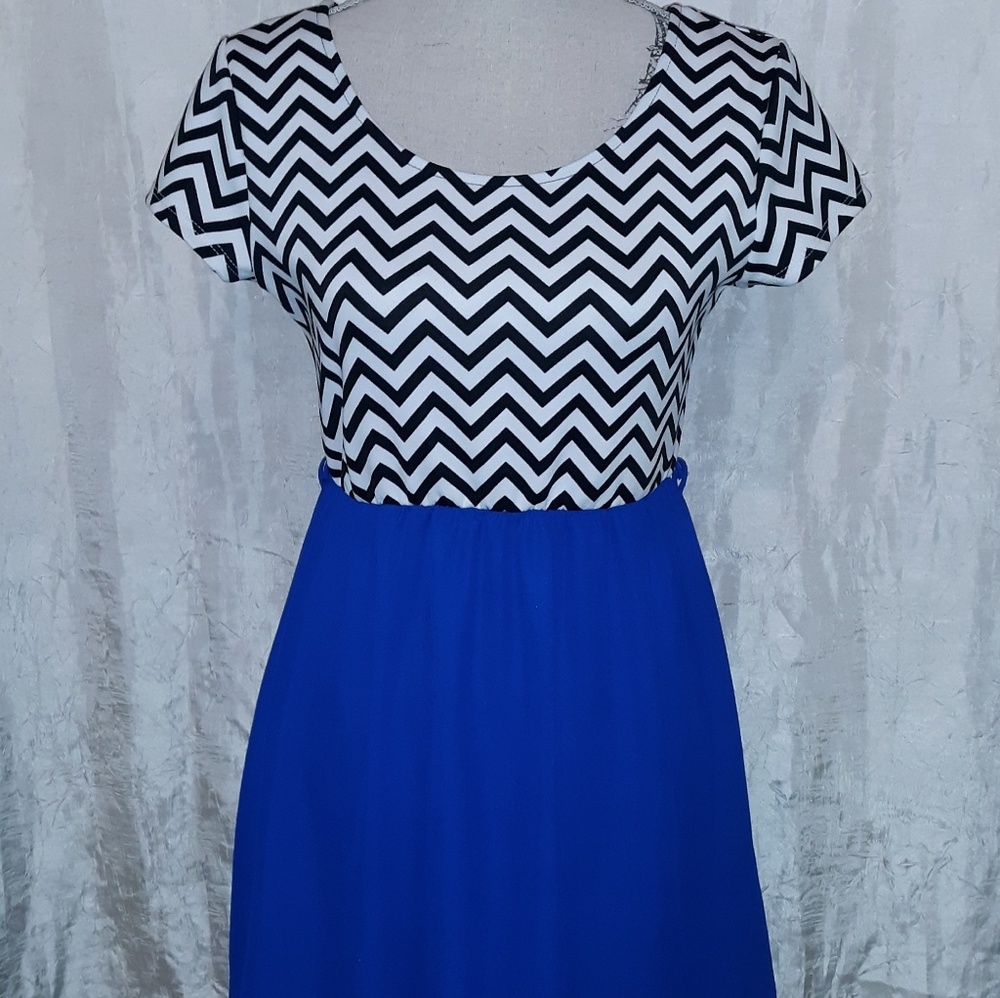 Cantata chiffon bottom short dress Xl